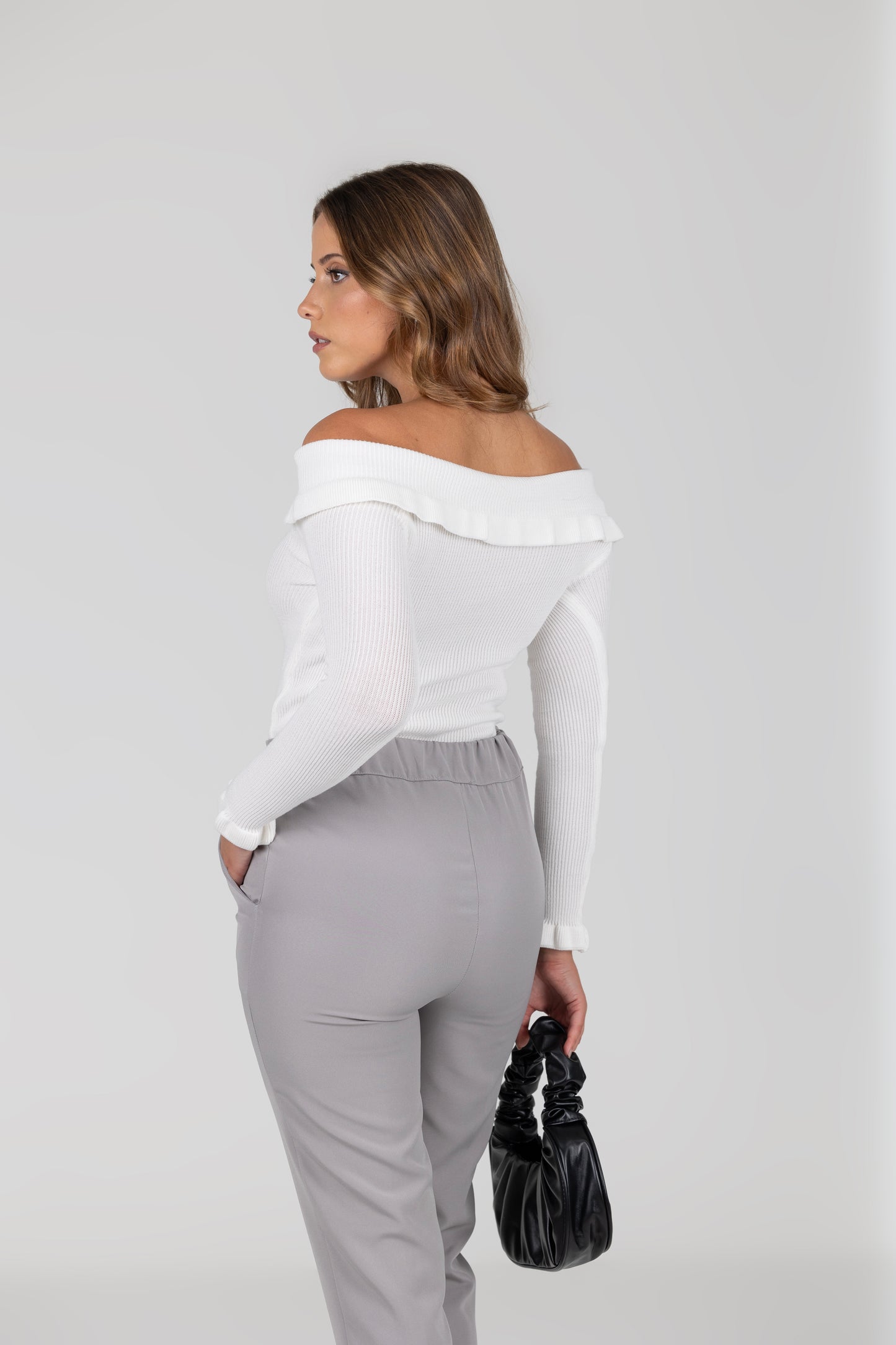 Camisola gola barco