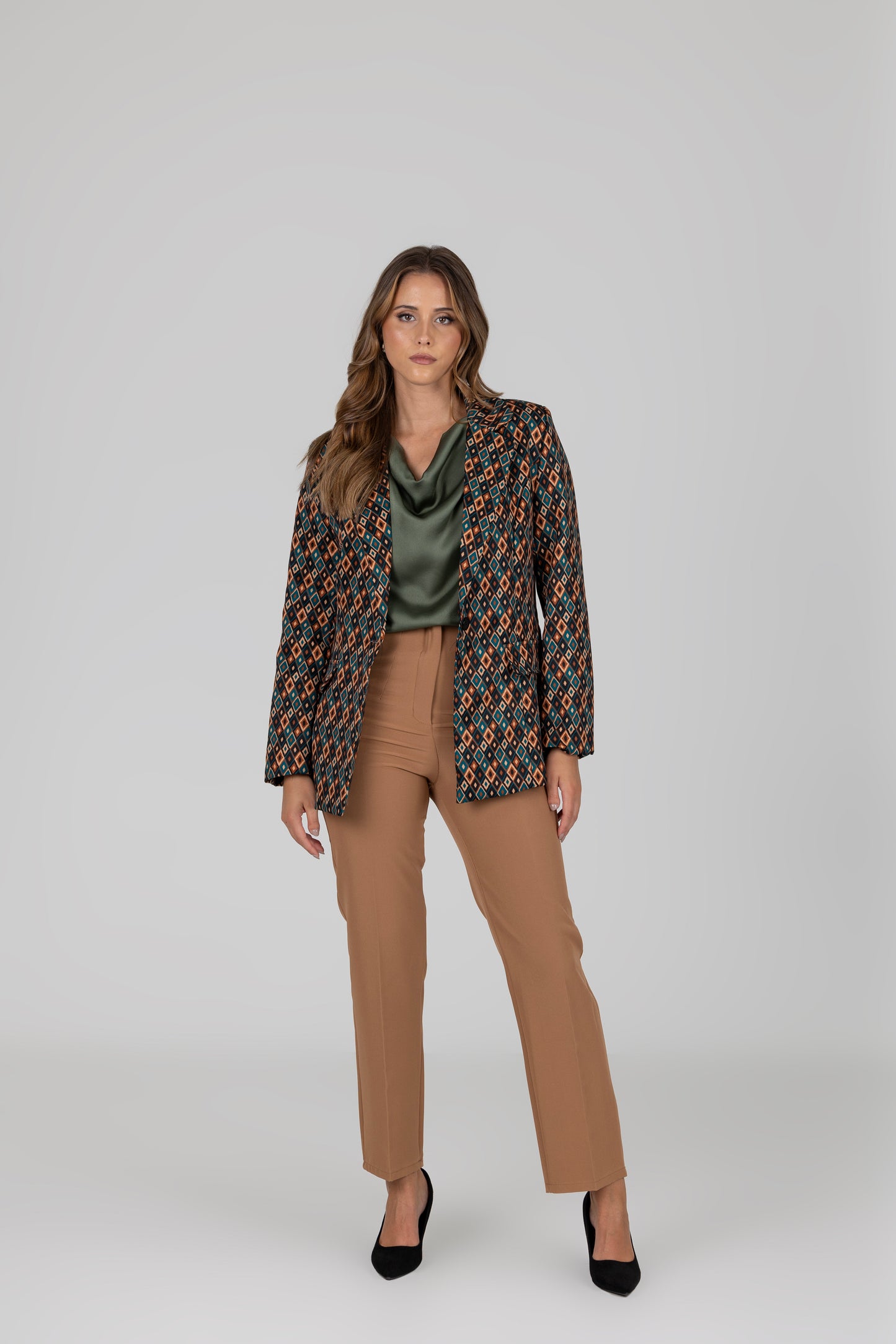 Blazer estampado