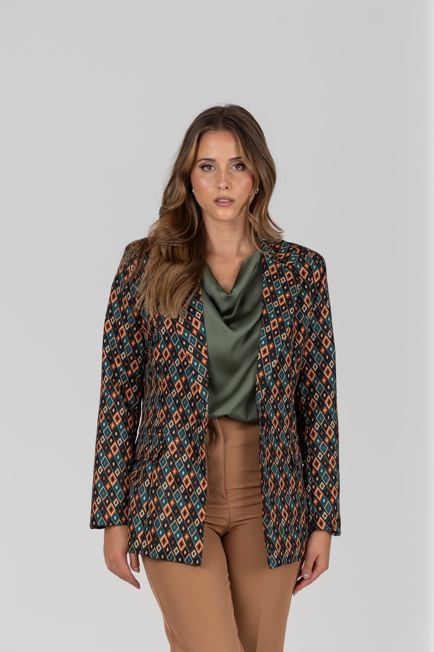 Blazer estampado