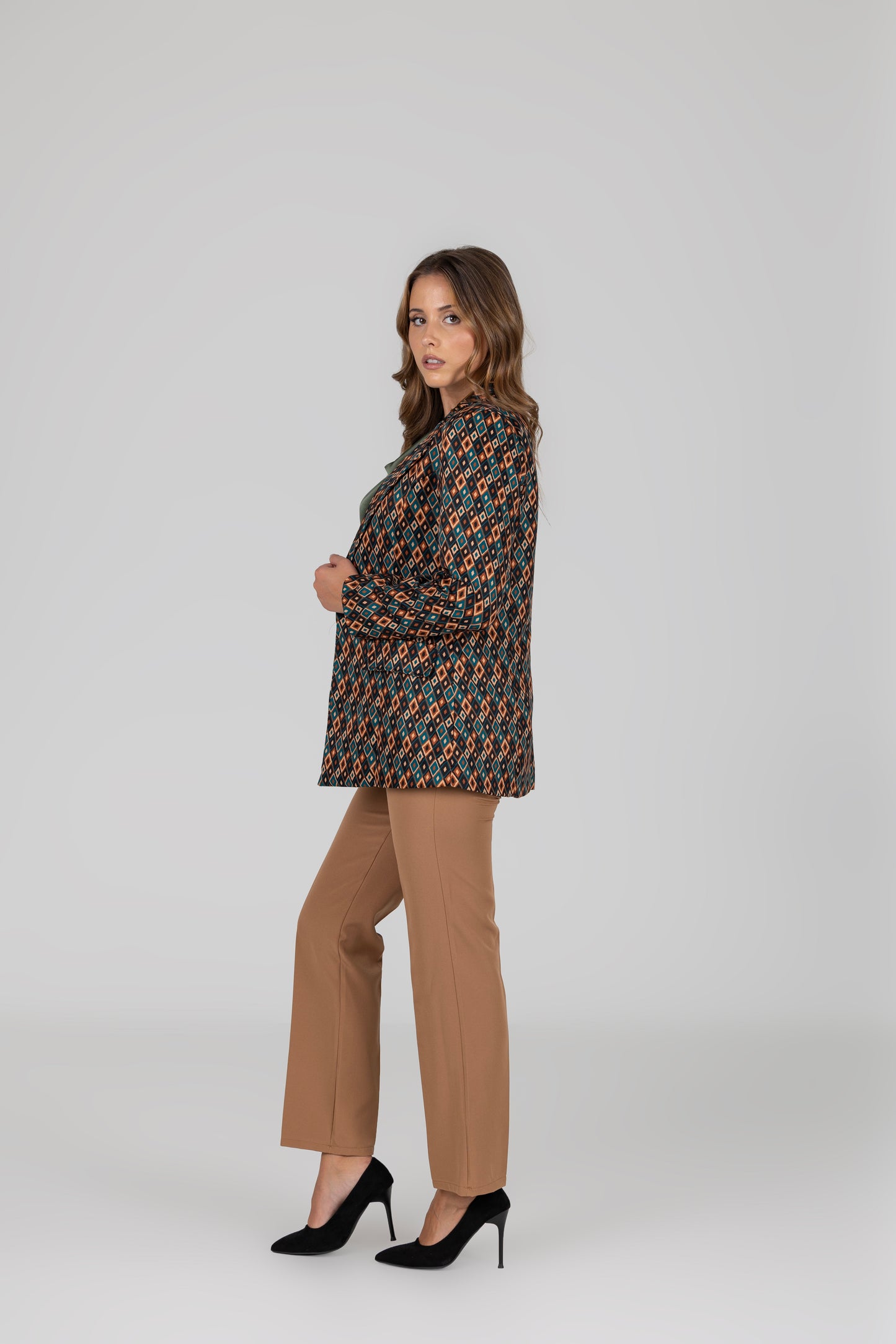 Blazer estampado