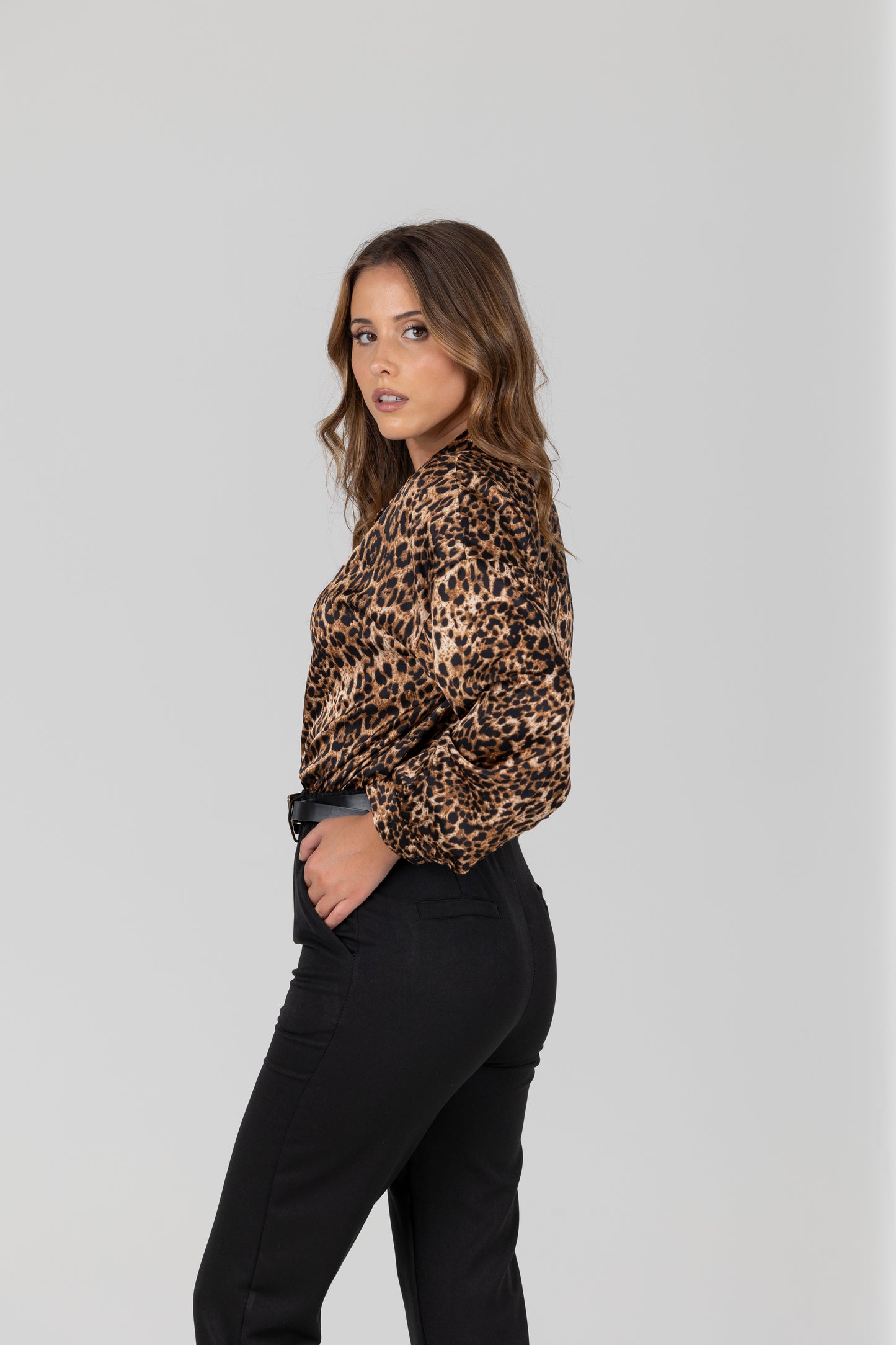 Camisa estampado animal