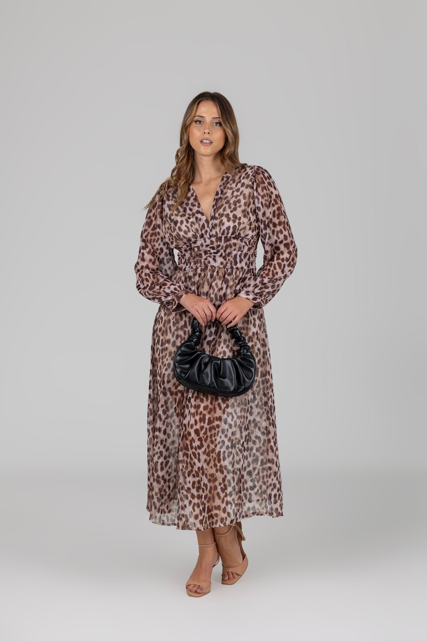 Vestido estampado animal
