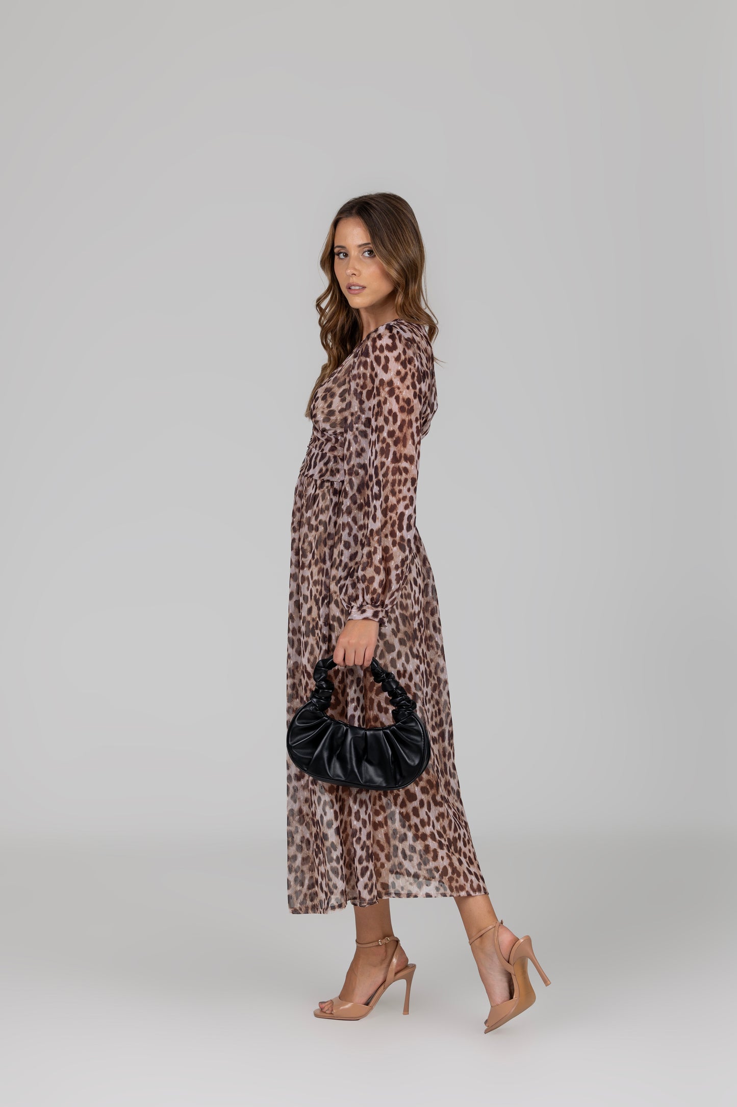 Vestido estampado animal