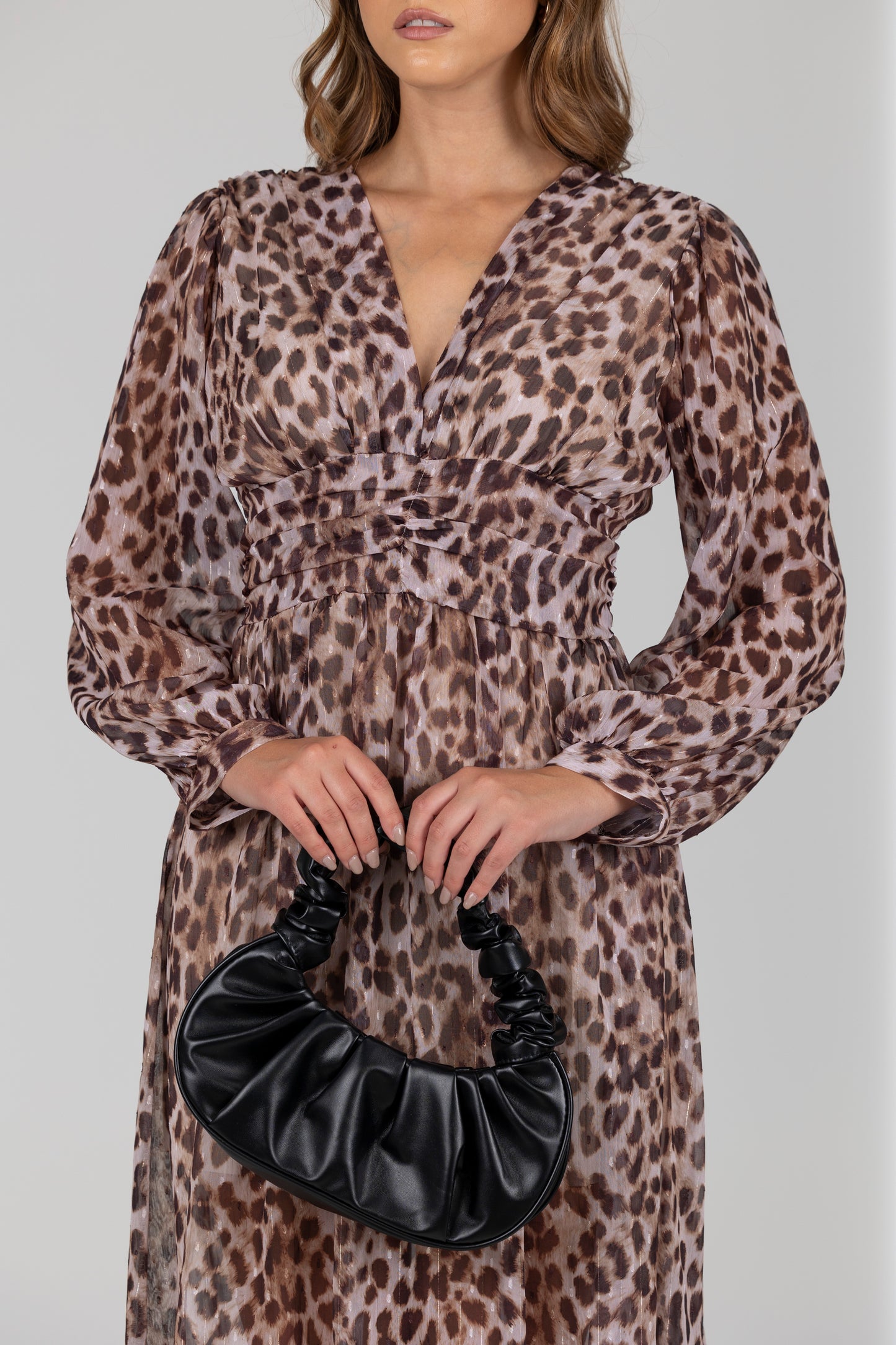 Vestido estampado animal