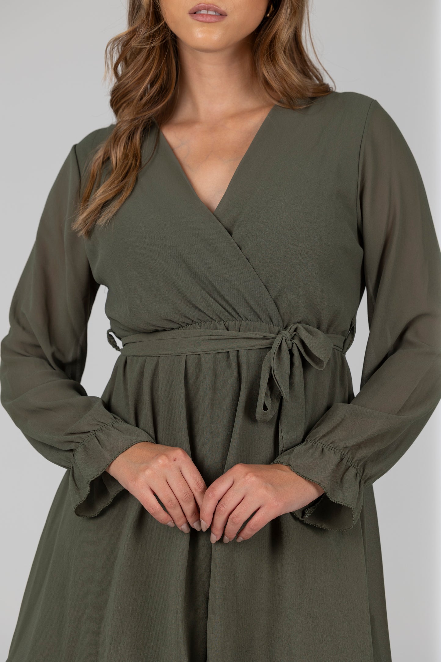 Vestido curto fluido