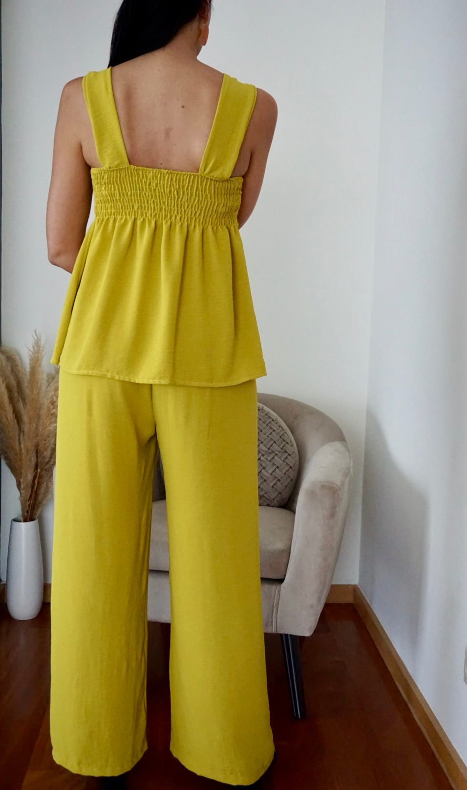 Conjunto Top e Calça Pantalona