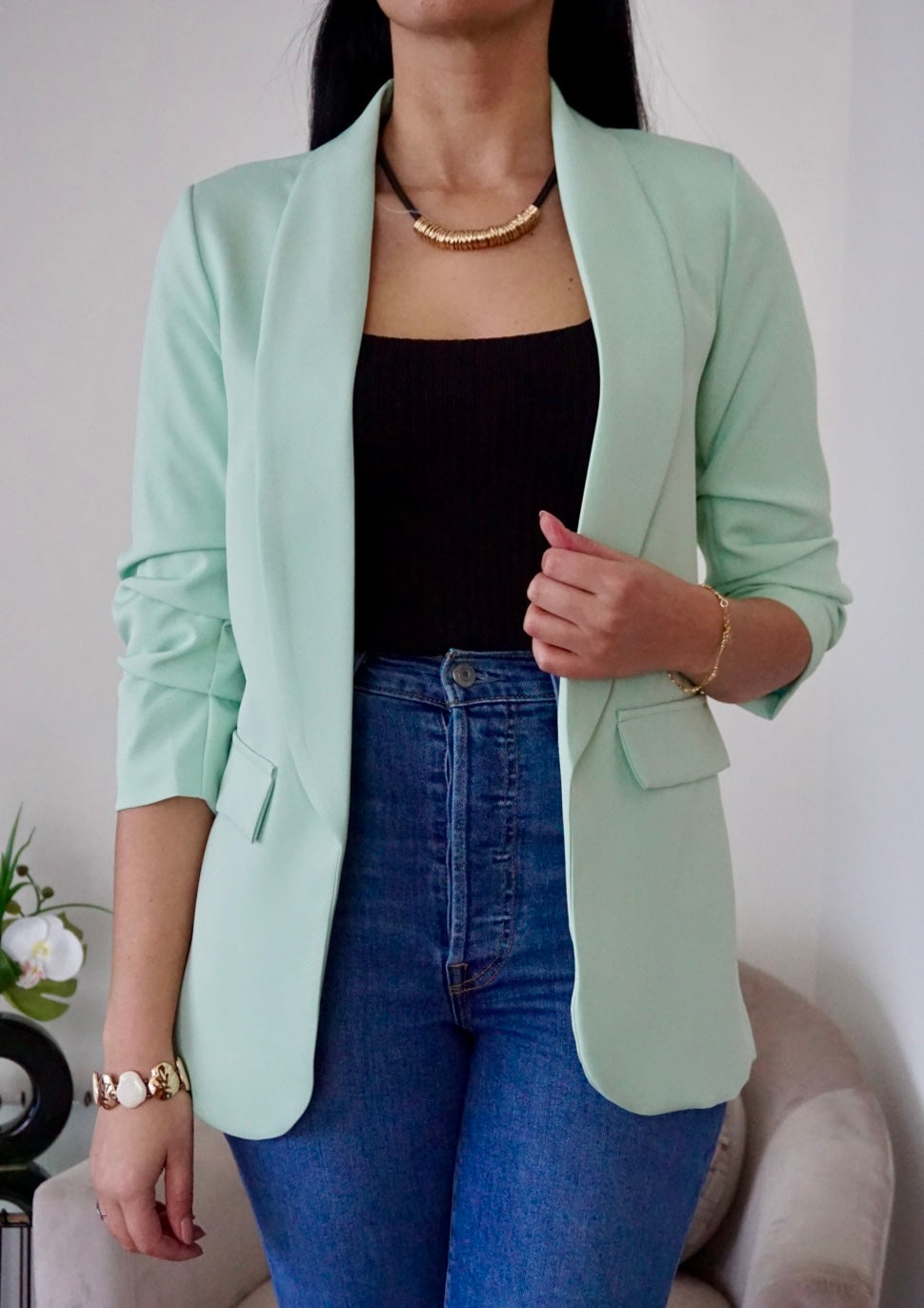 Blazers forrados - manga 3/4
