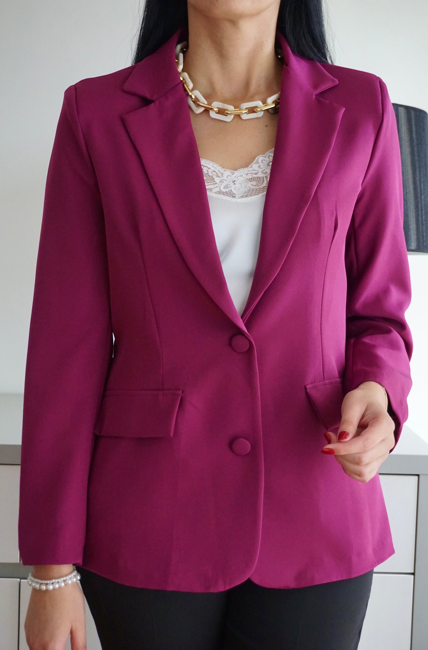 Blazers manga comprida forrado