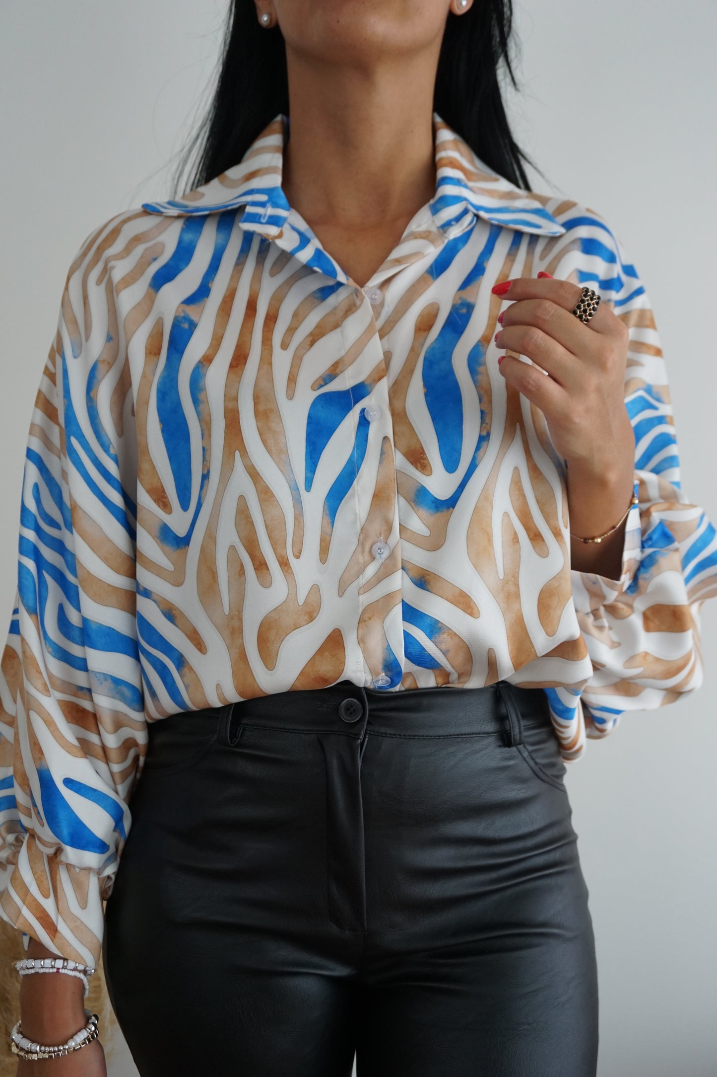 Camisa manga abalonada