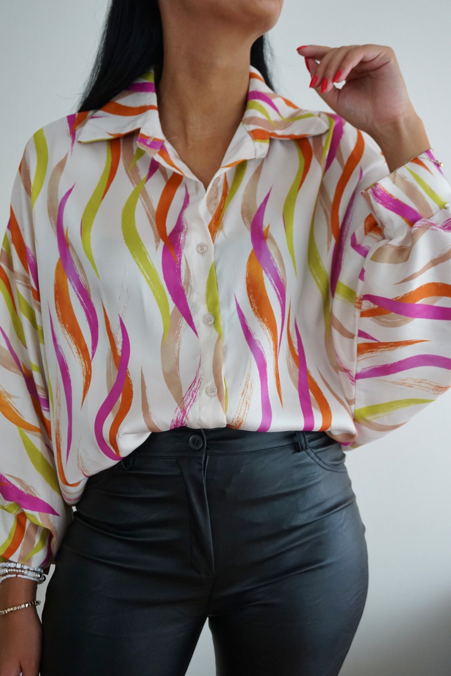 Camisa manga abalonada