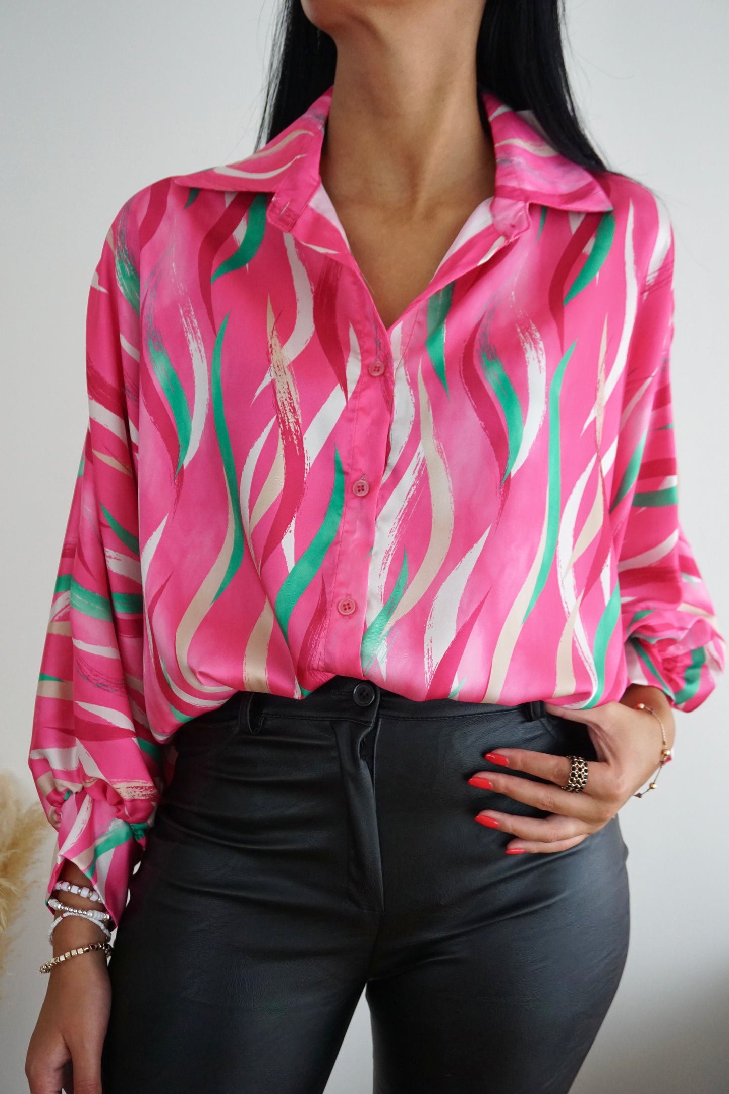 Camisa manga abalonada