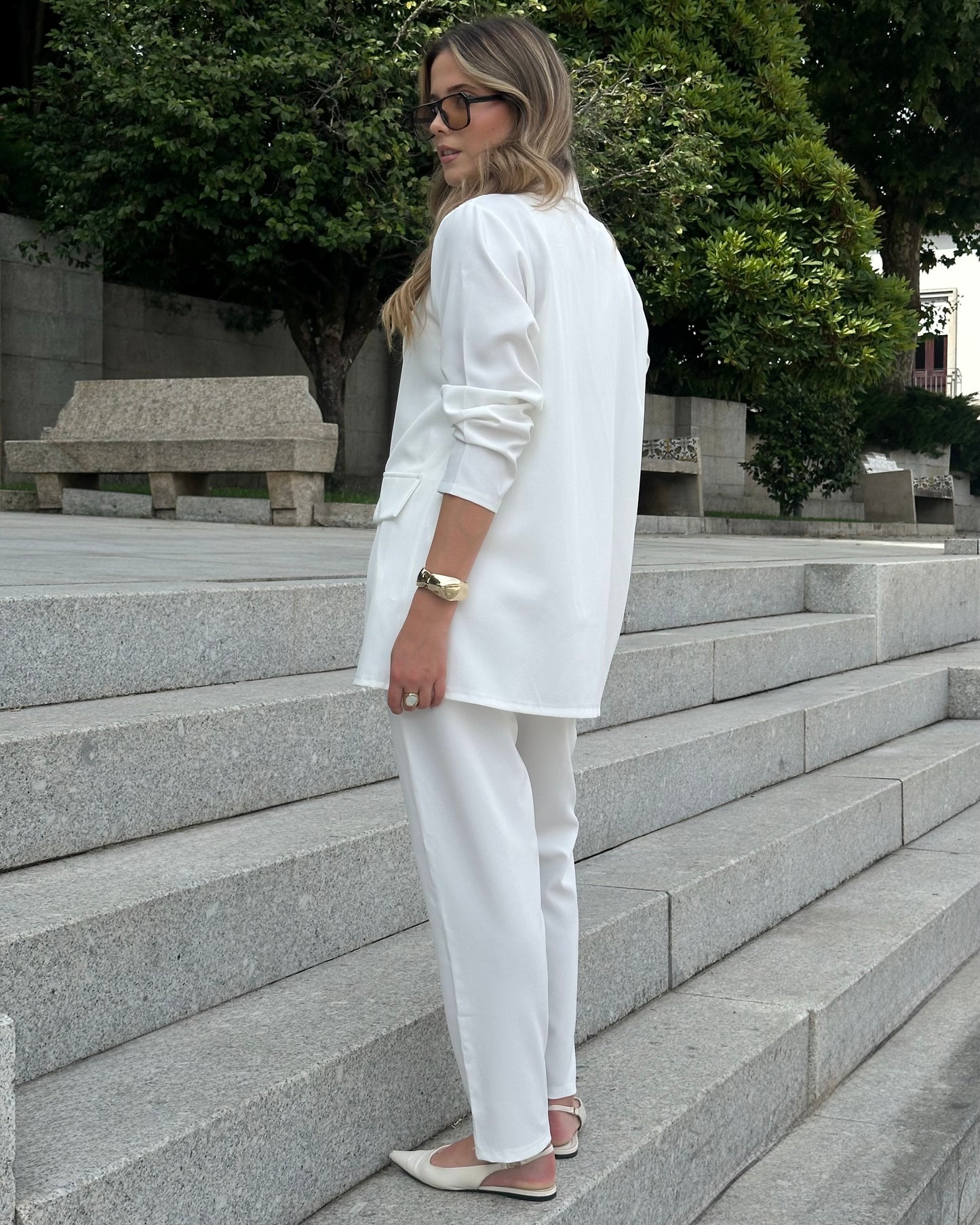 Conjunto blazer e calça