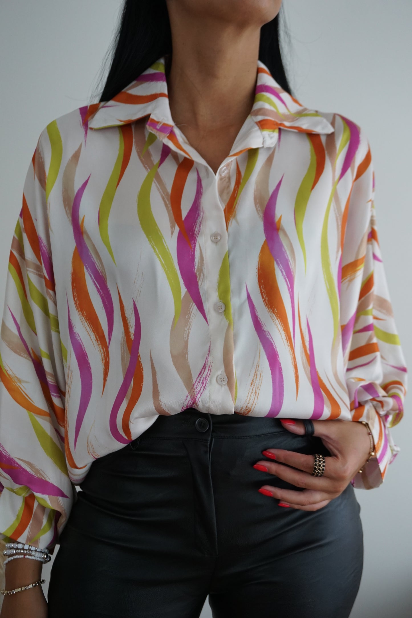 Camisa manga abalonada
