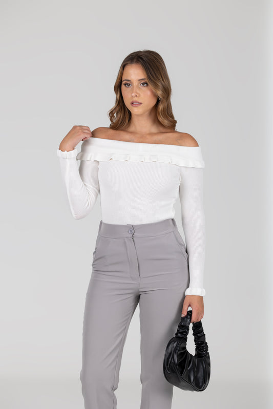 Camisola gola barco