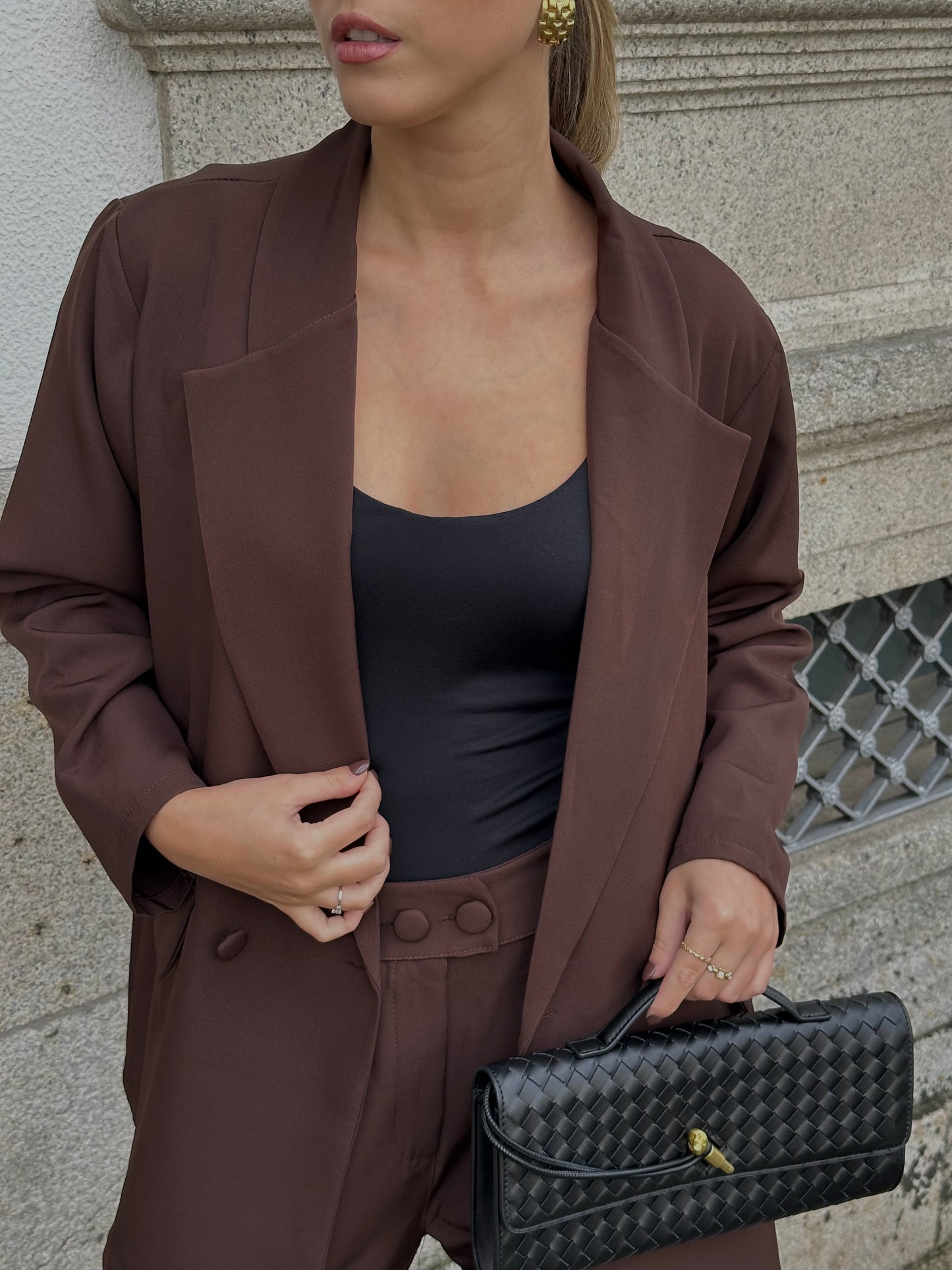 Conjunto blazer e calça