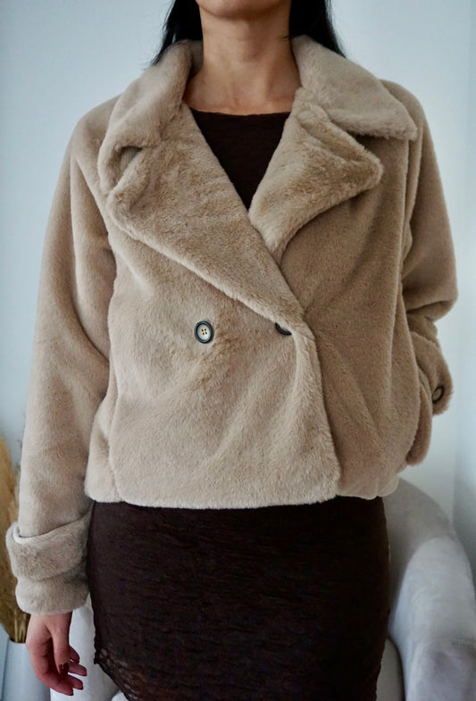 Casaco de pelo sintético