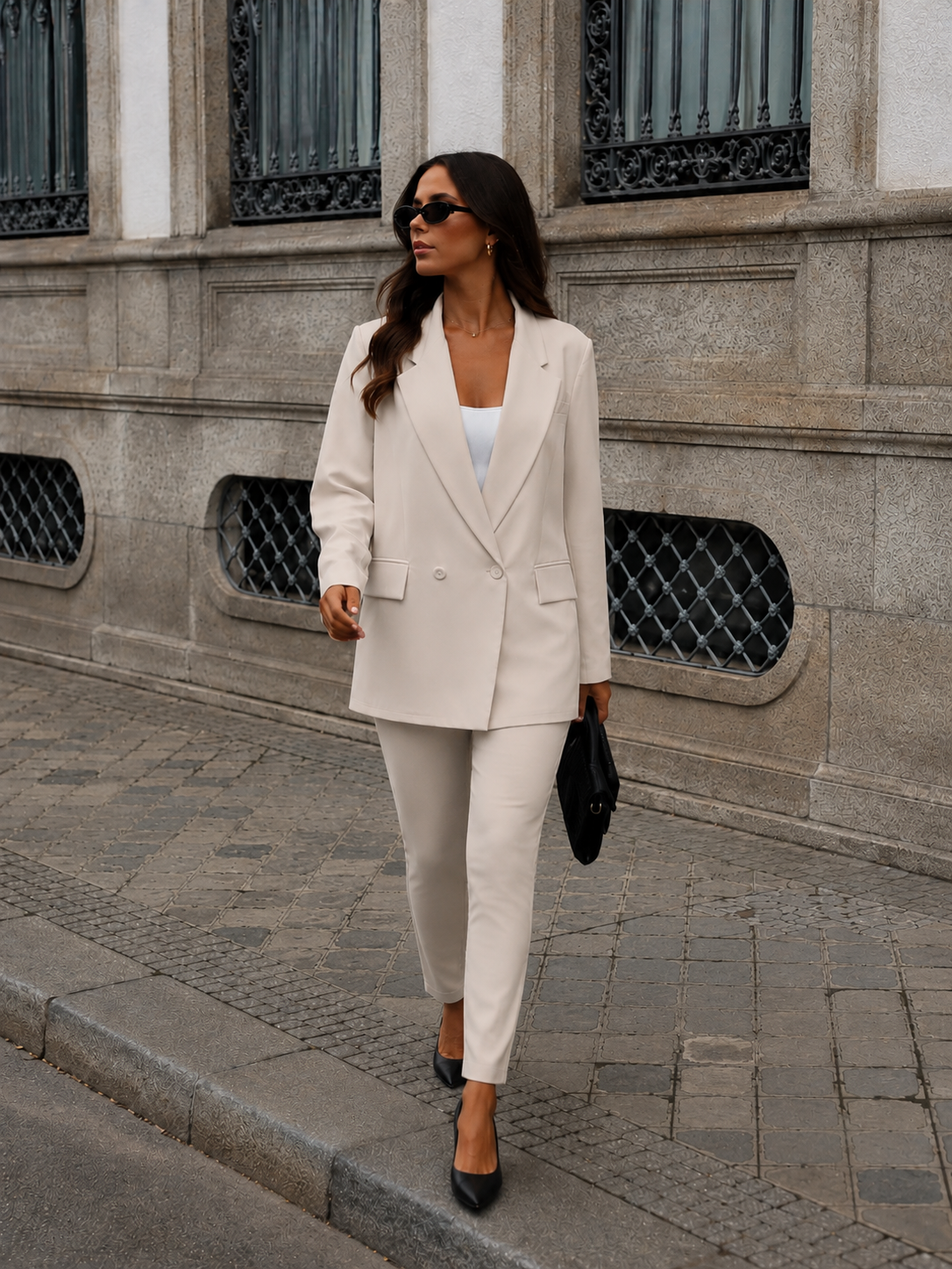 Conjunto blazer e calça