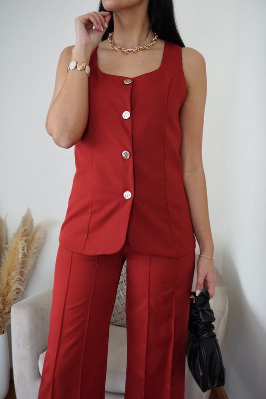 Conjunto colete e calça
