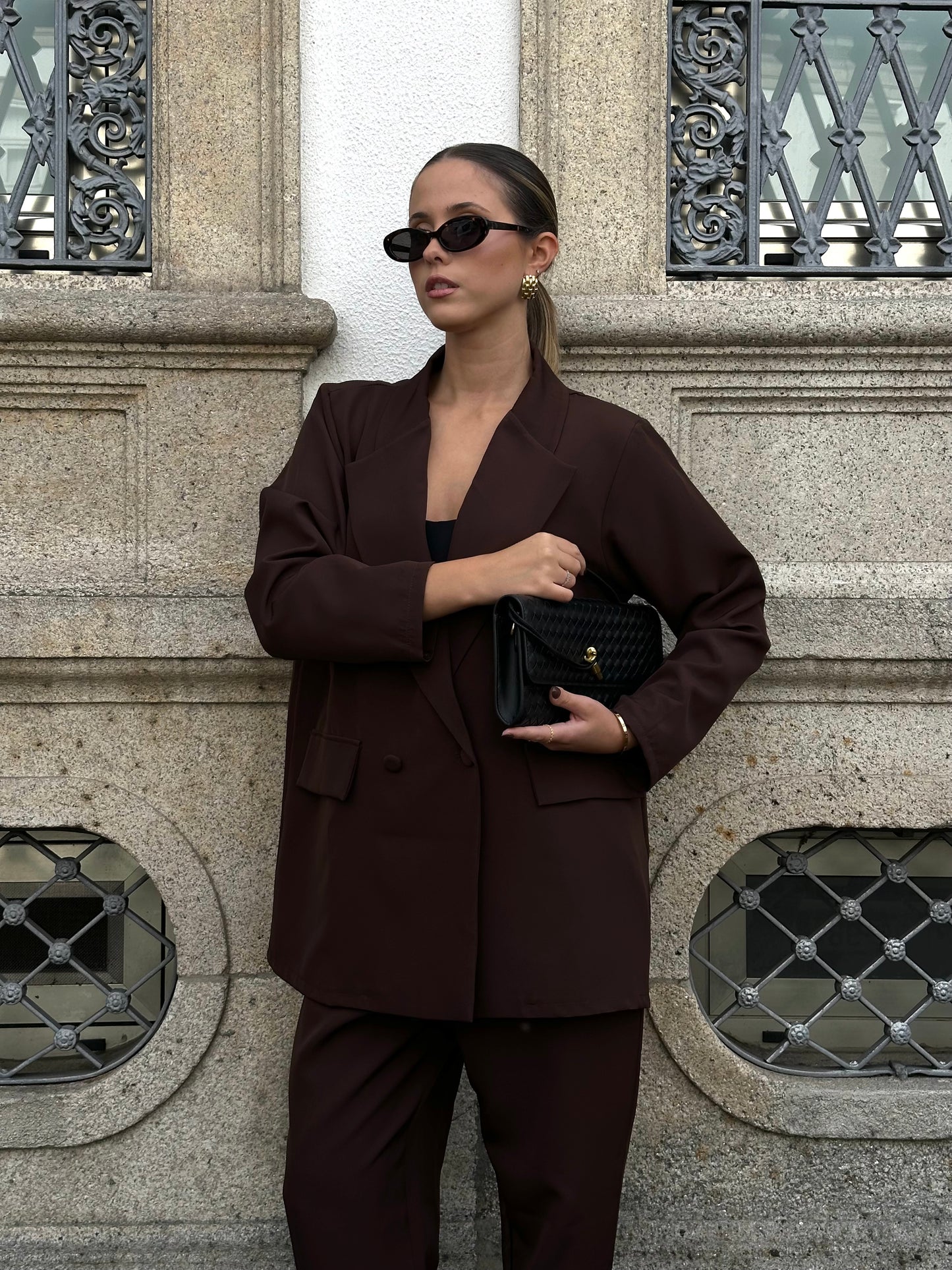 Conjunto blazer e calça