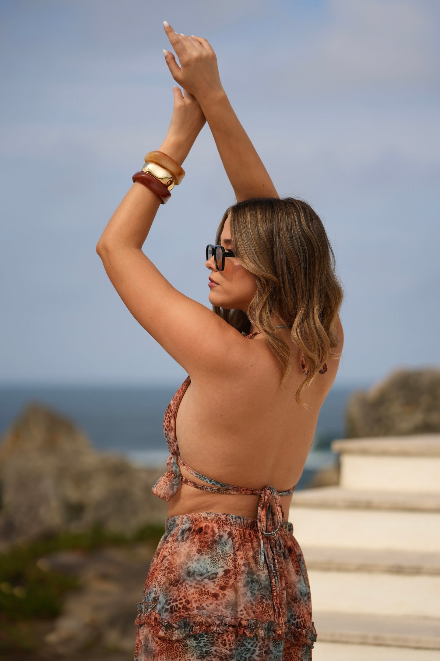 Conjunto Top + Saia Padrão Fluido