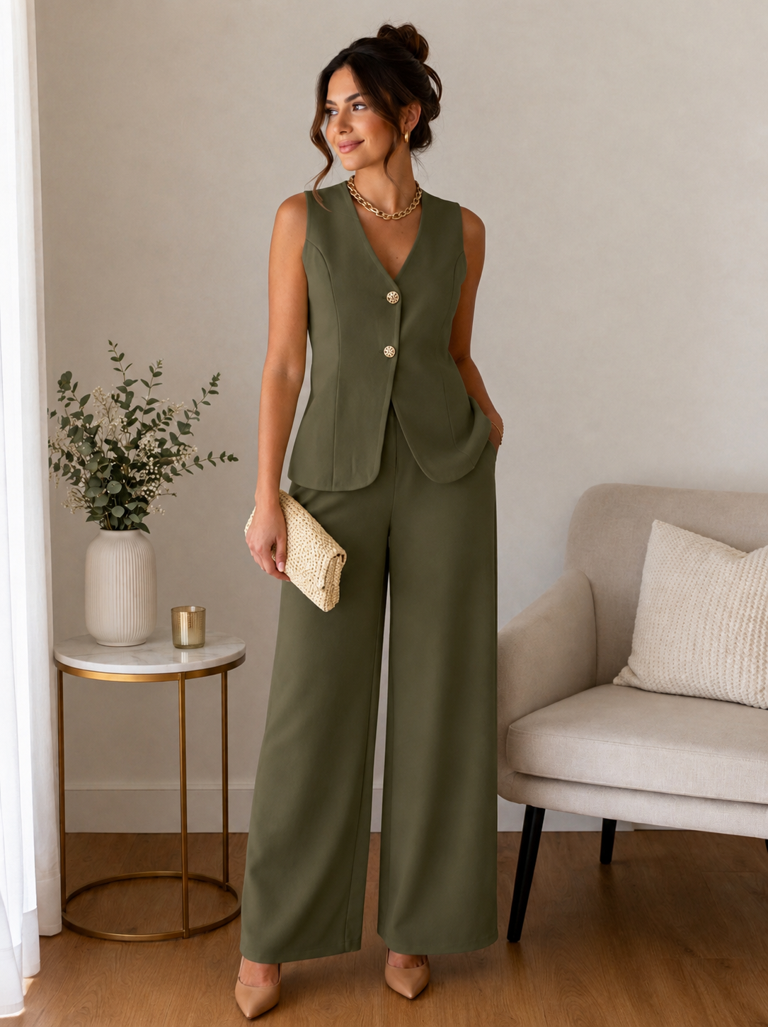 Conjunto Colete e Calça