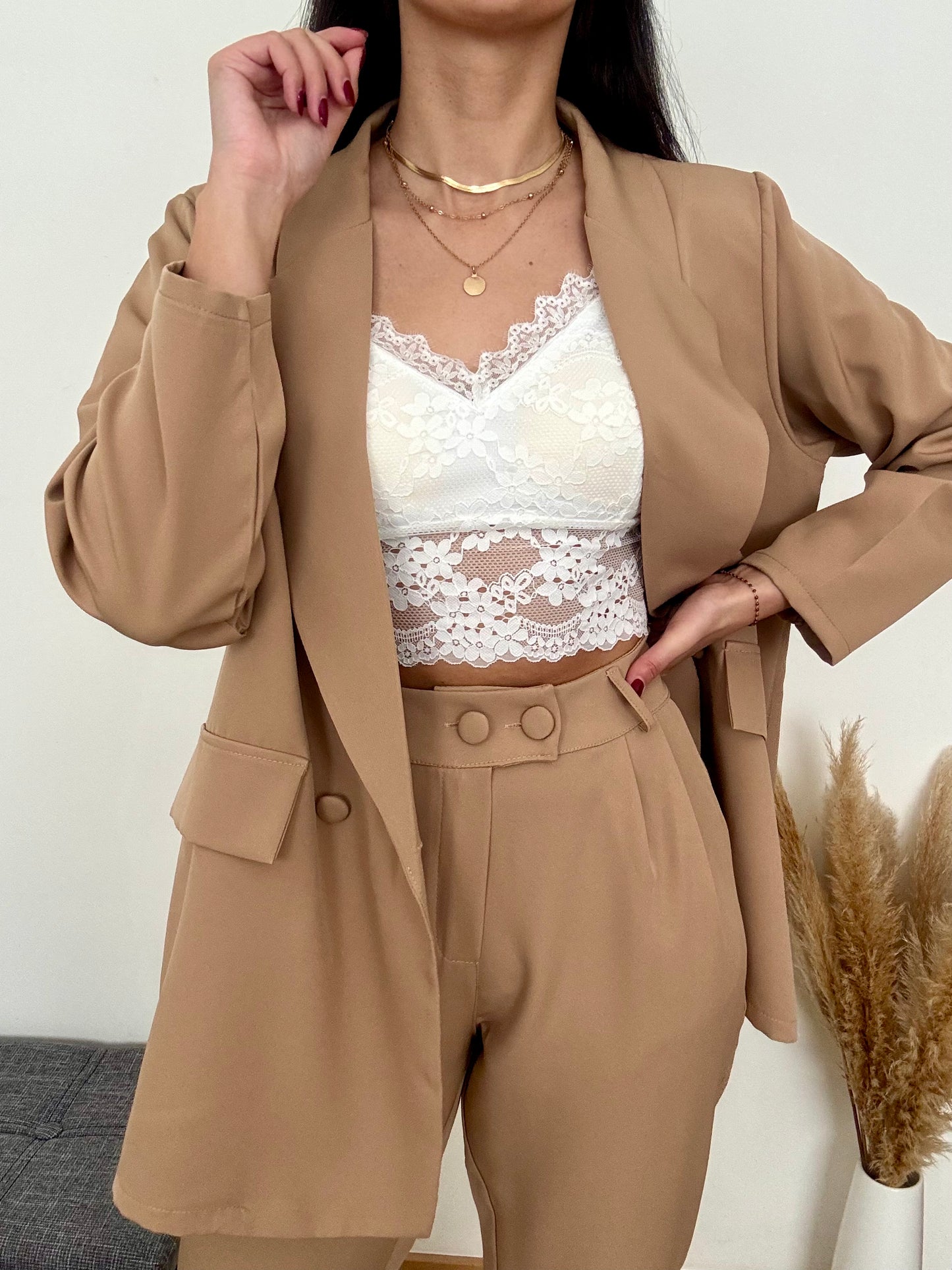 Conjunto blazer e calça