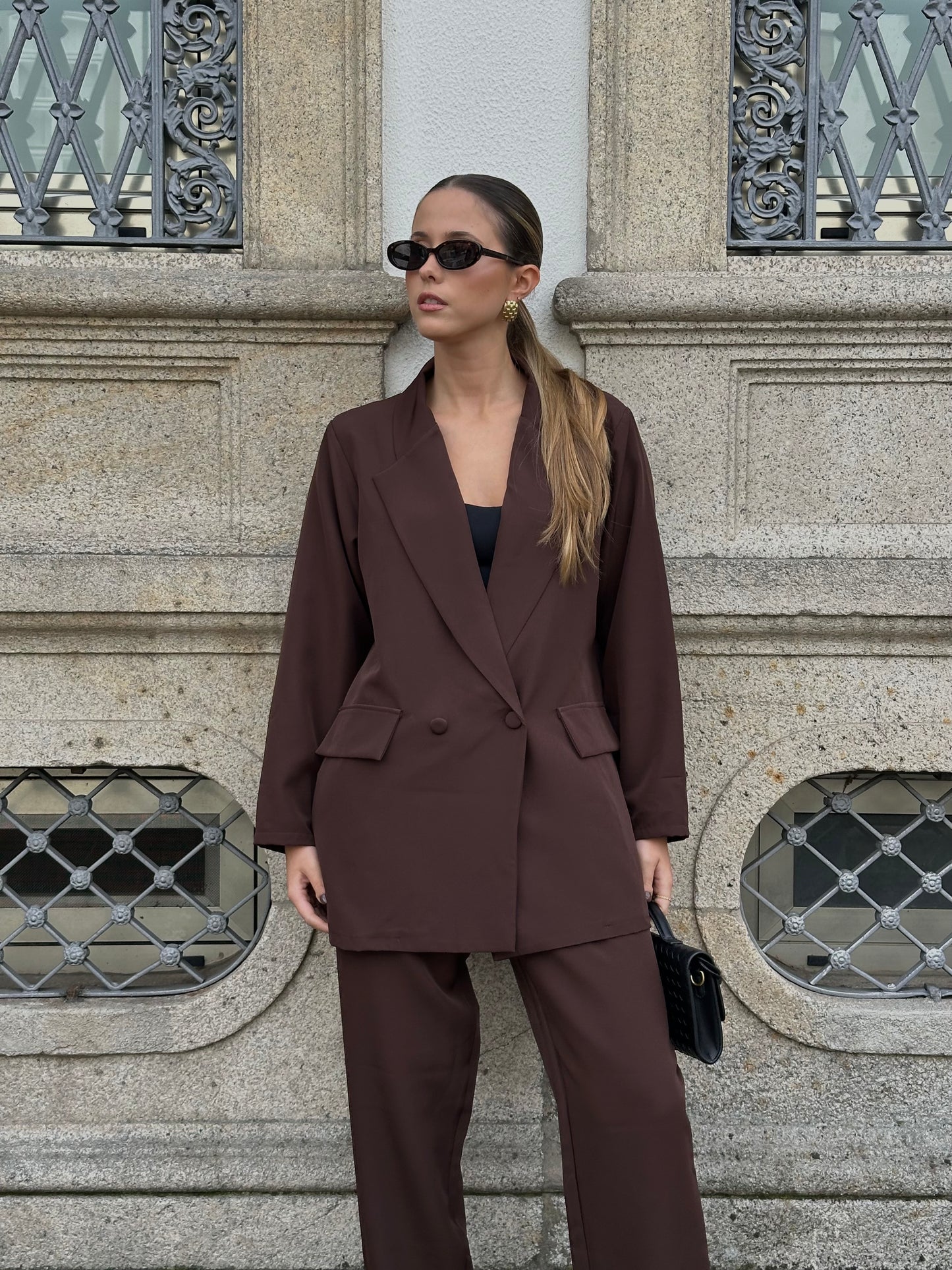 Conjunto blazer e calça