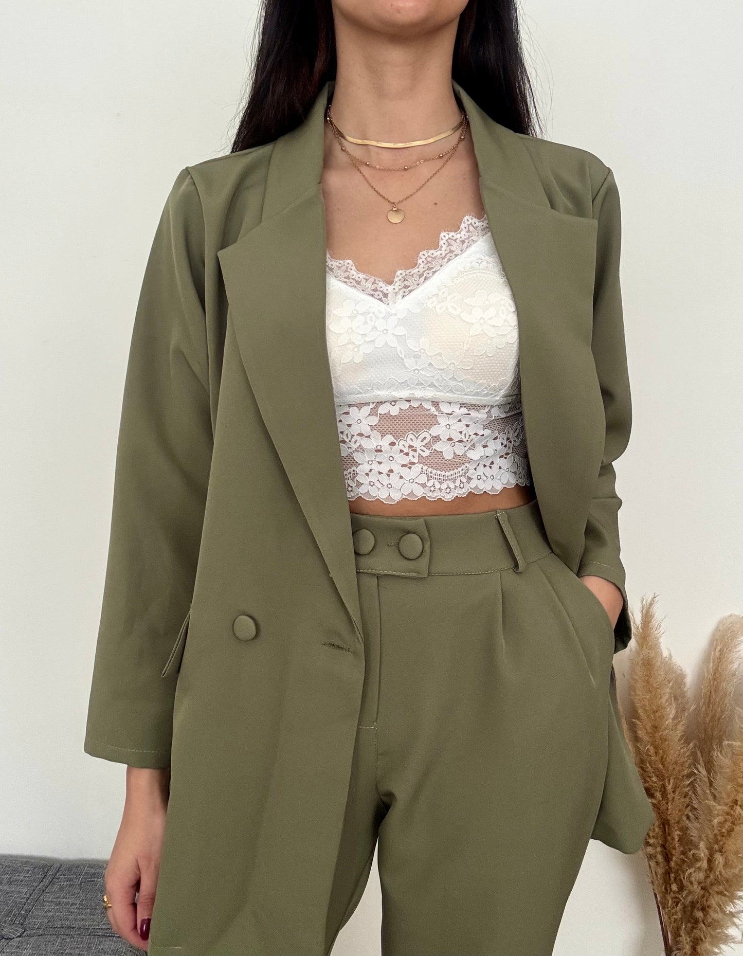 Conjunto blazer e calça