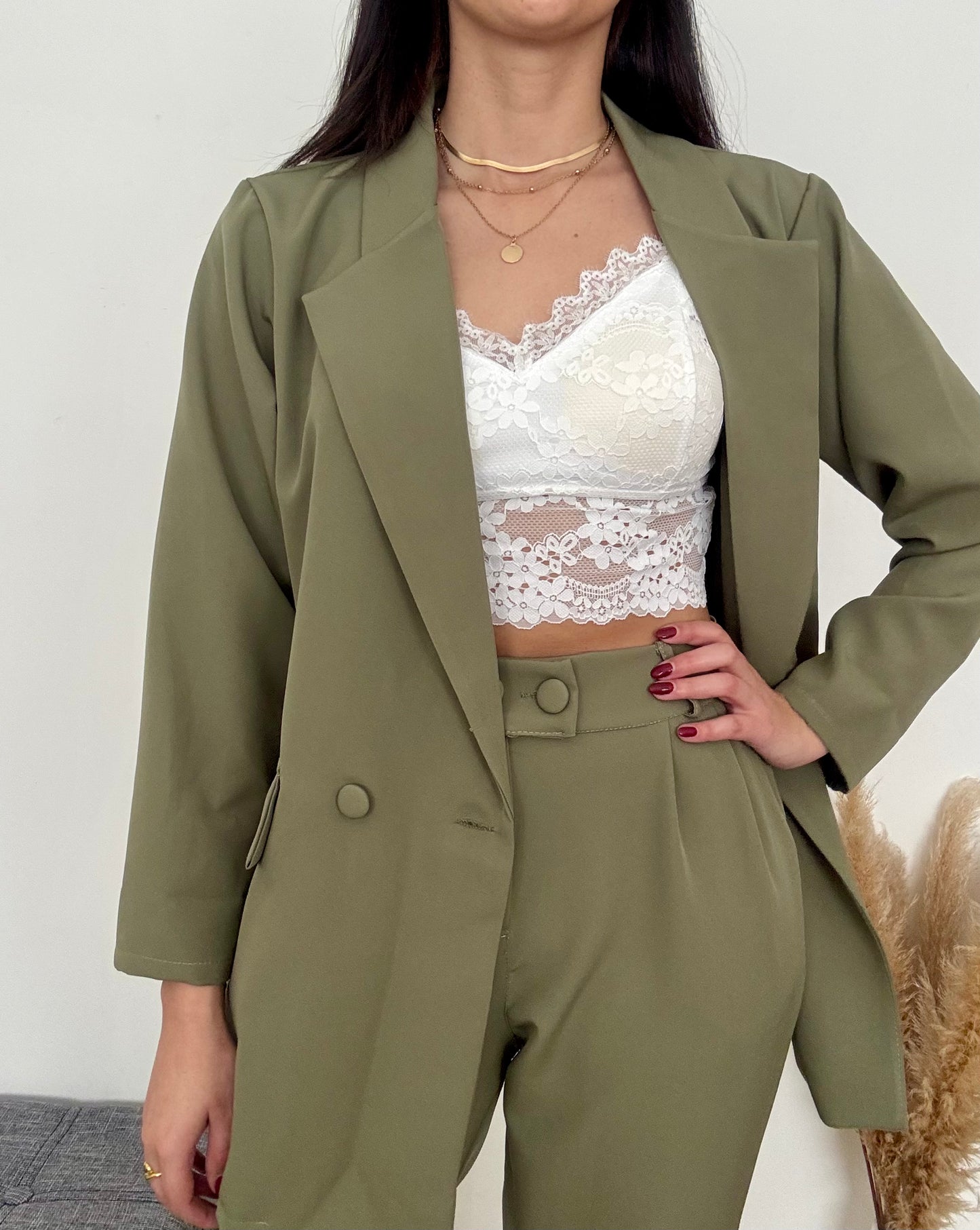 Conjunto blazer e calça