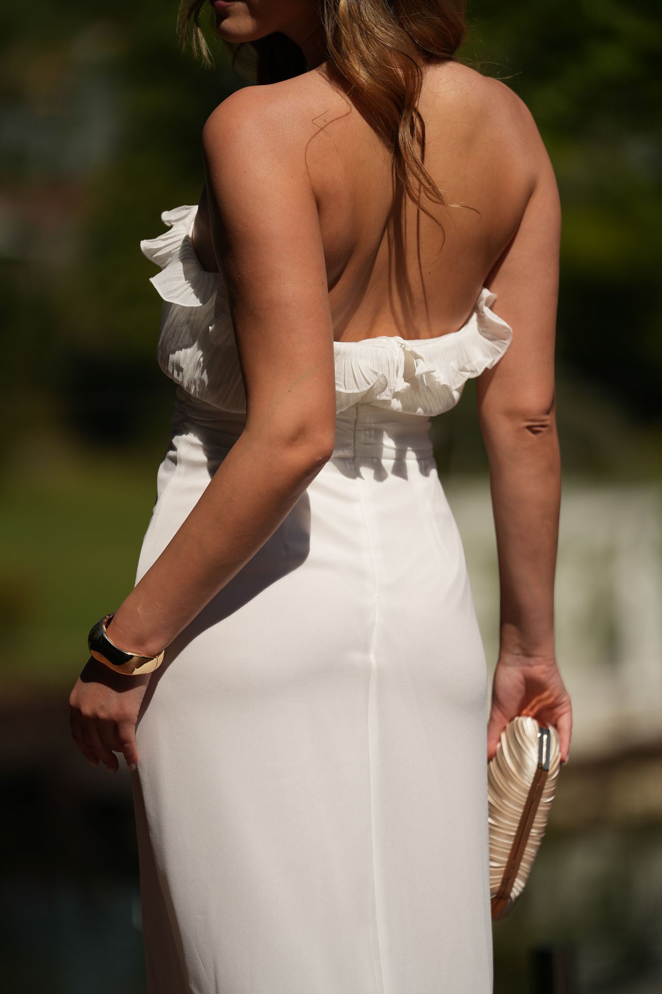 Vestido midi cai-cai 'Isadora'