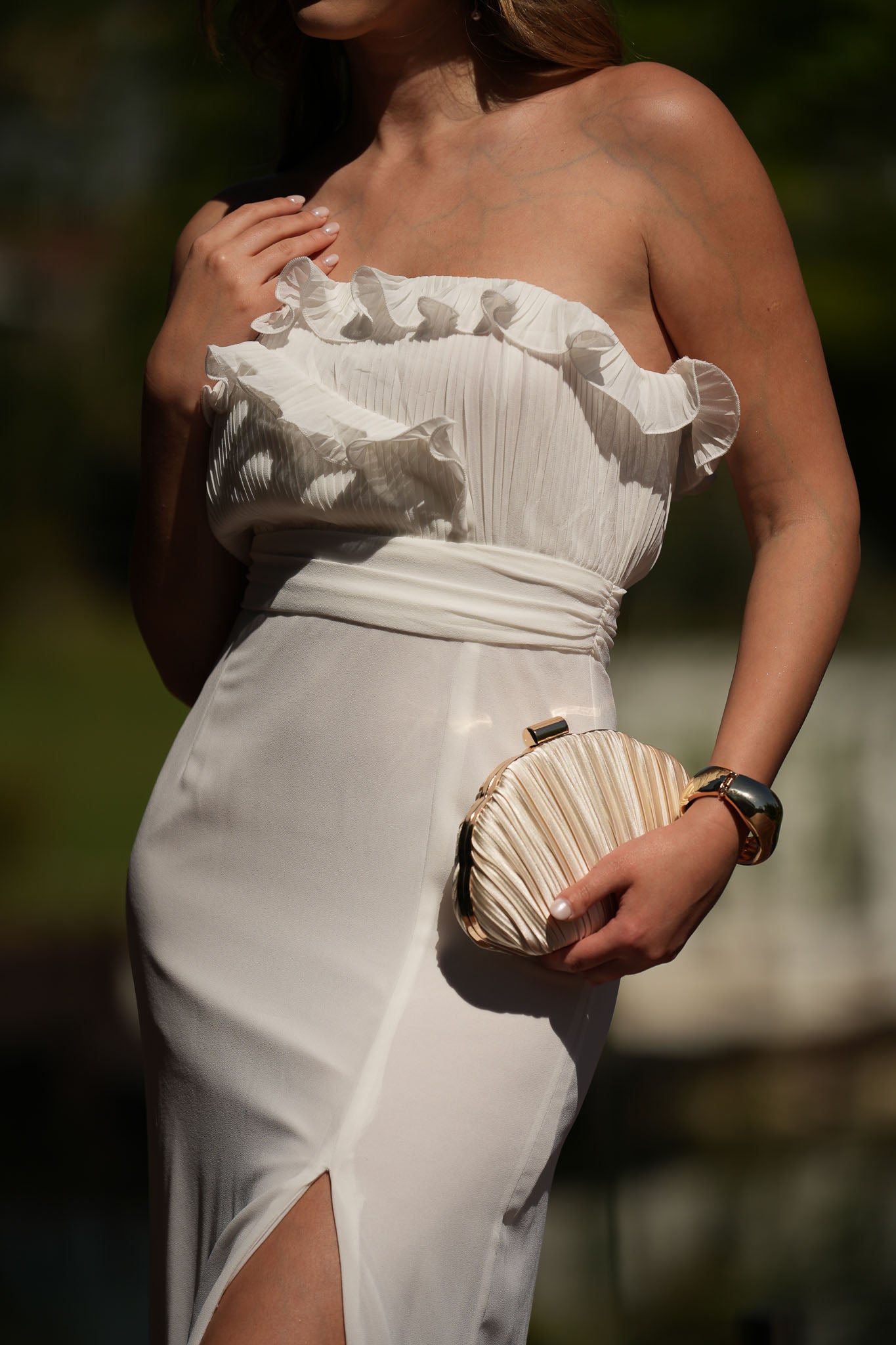 Vestido midi cai-cai 'Isadora'