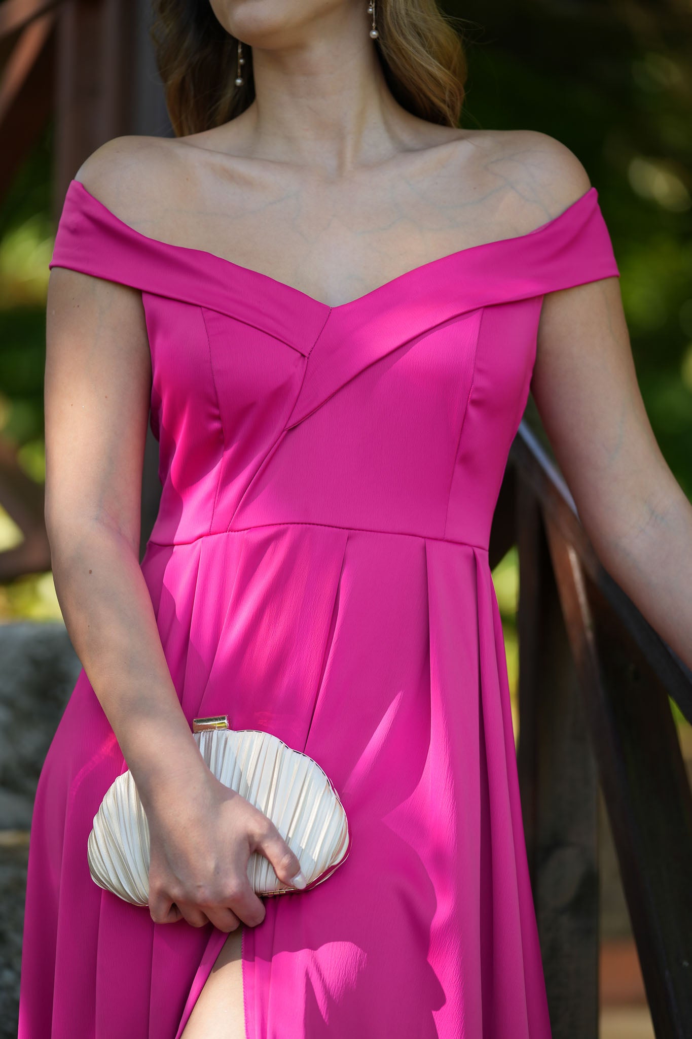 Vestido 'Jasmim' rosa